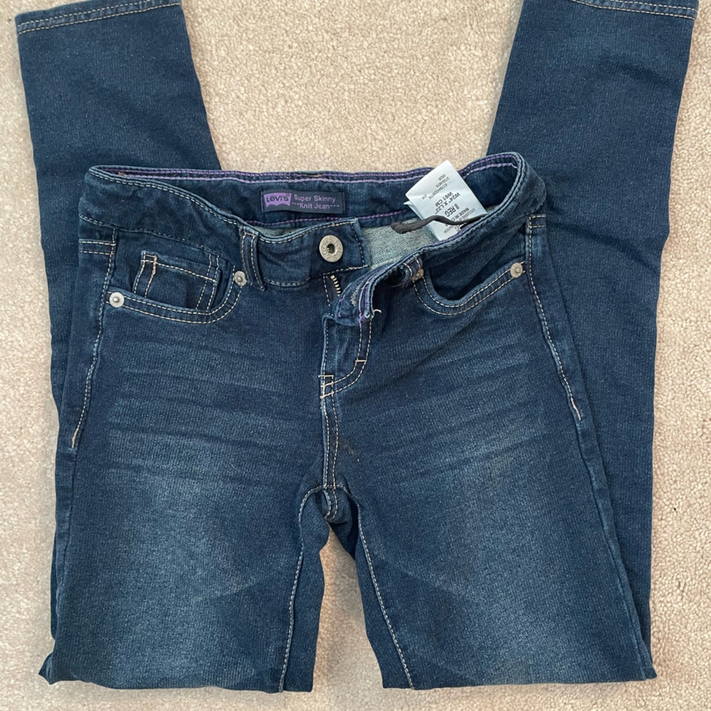 Levi’s Super Skinny knit jean sz8